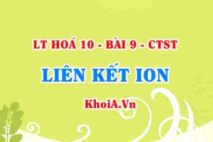 ion dương, ion âm là gì? Sự hình thành liên kết ion và khái niệm mạng tinh thể - Hóa 10 bài 9